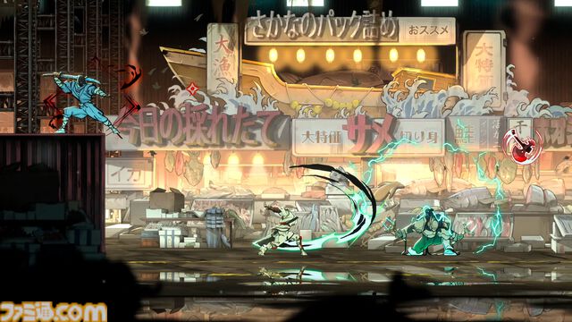 『SHINOBI 復讐の斬撃』新ステージ“魚市場”公開。動く巨大タコ看板やコンテナを飛び移りながら戦うダイナミックな忍者バトル
