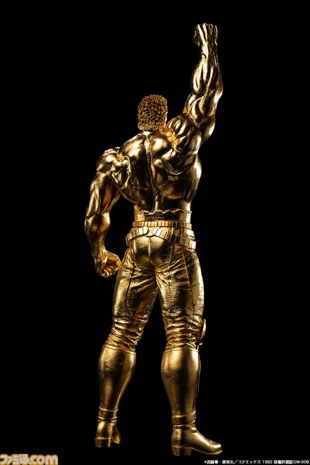『北斗の拳』ラオウ昇天シーンが豪華金箔フィギュアに。お値段は27万2800円［税込］、7月19日20時予約開始【わが生涯に一片の悔いなし】