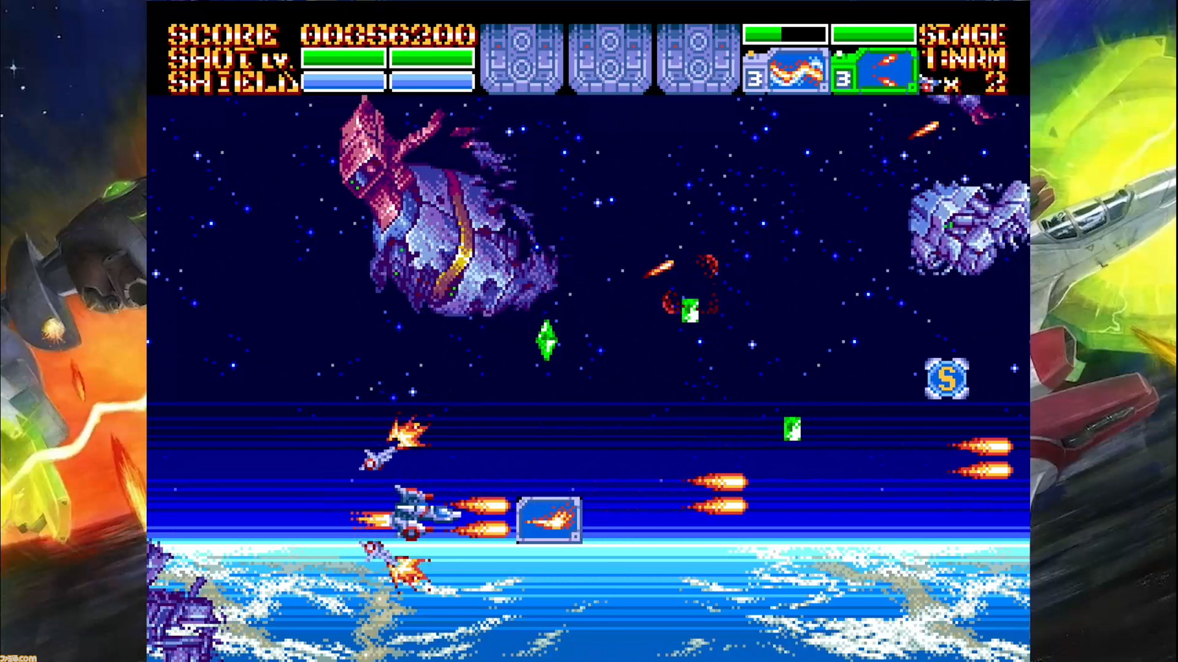 『アーシオン』レビュー。古代氏が手掛ける新作横シューは本当に16bit機で動くのか。レトロなのに“最先端”を感じる不思議なプレイ感覚の正体を、実機（MD／Switch版）でプレイして確かめた