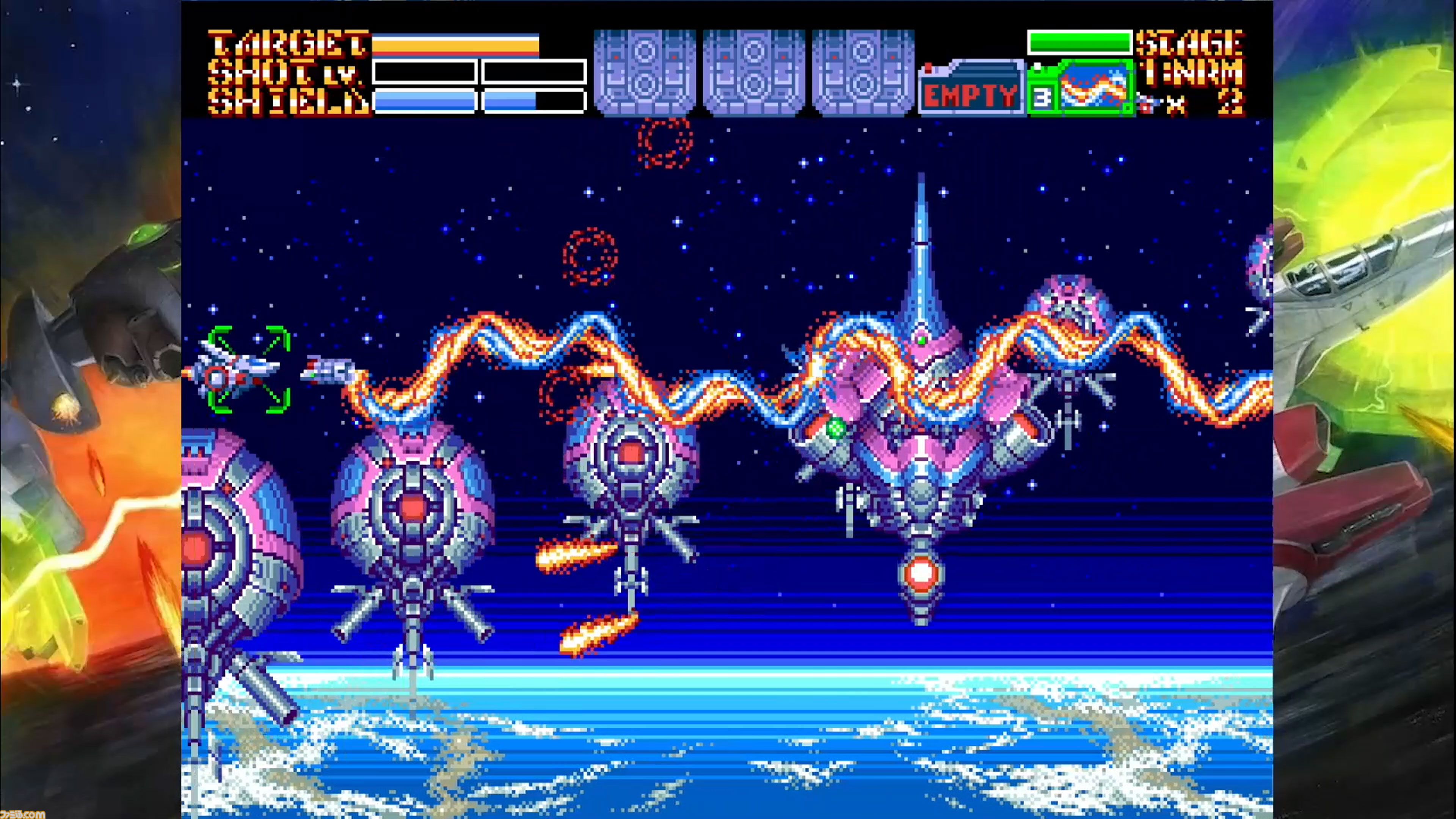 アーシオン』レビュー。古代氏が手掛ける新作横シューは本当に16bit機