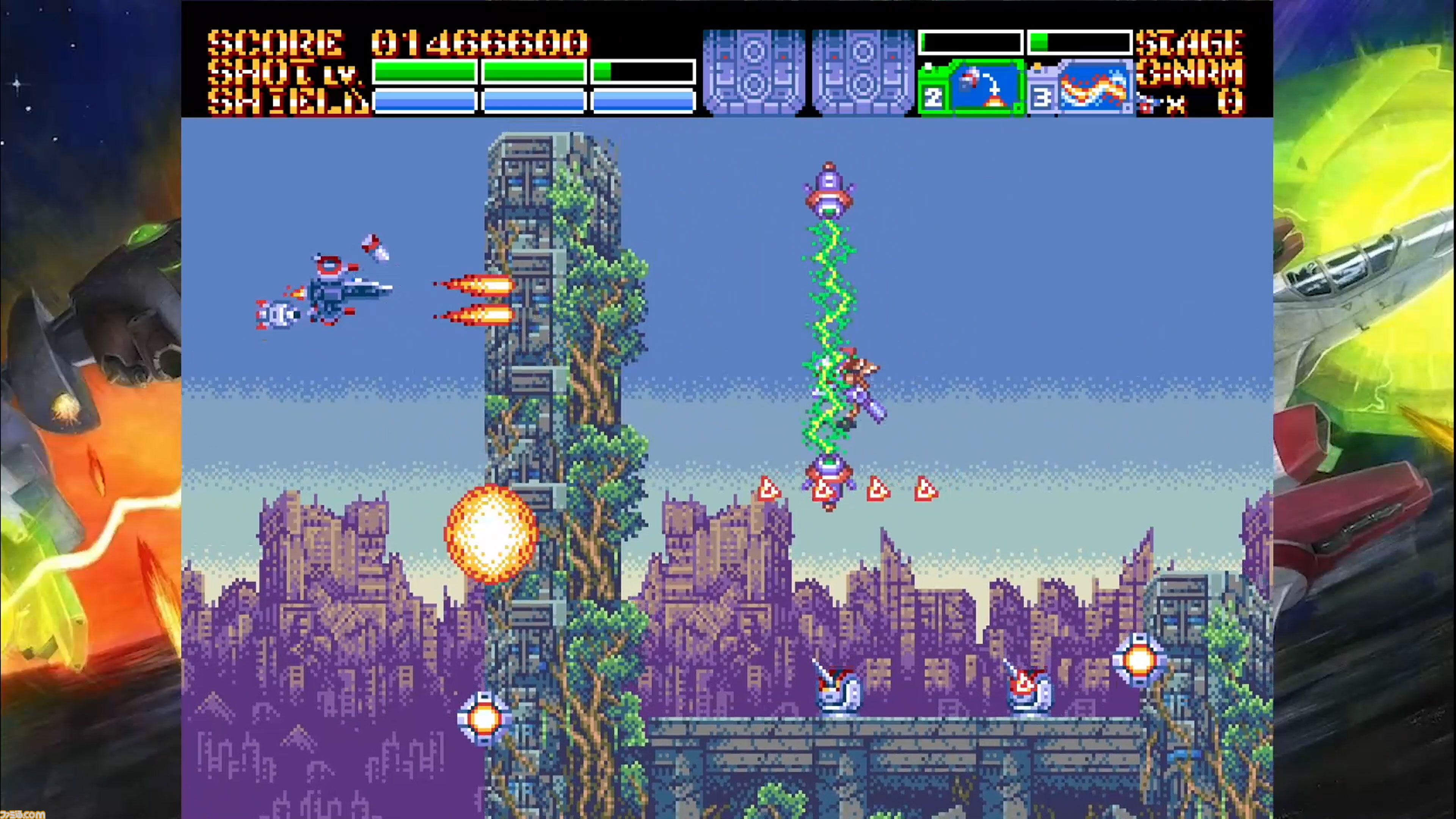 『アーシオン』レビュー。古代氏が手掛ける新作横シューは本当に16bit機で動くのか。レトロなのに“最先端”を感じる不思議なプレイ感覚の正体を、実機（MD／Switch版）でプレイして確かめた