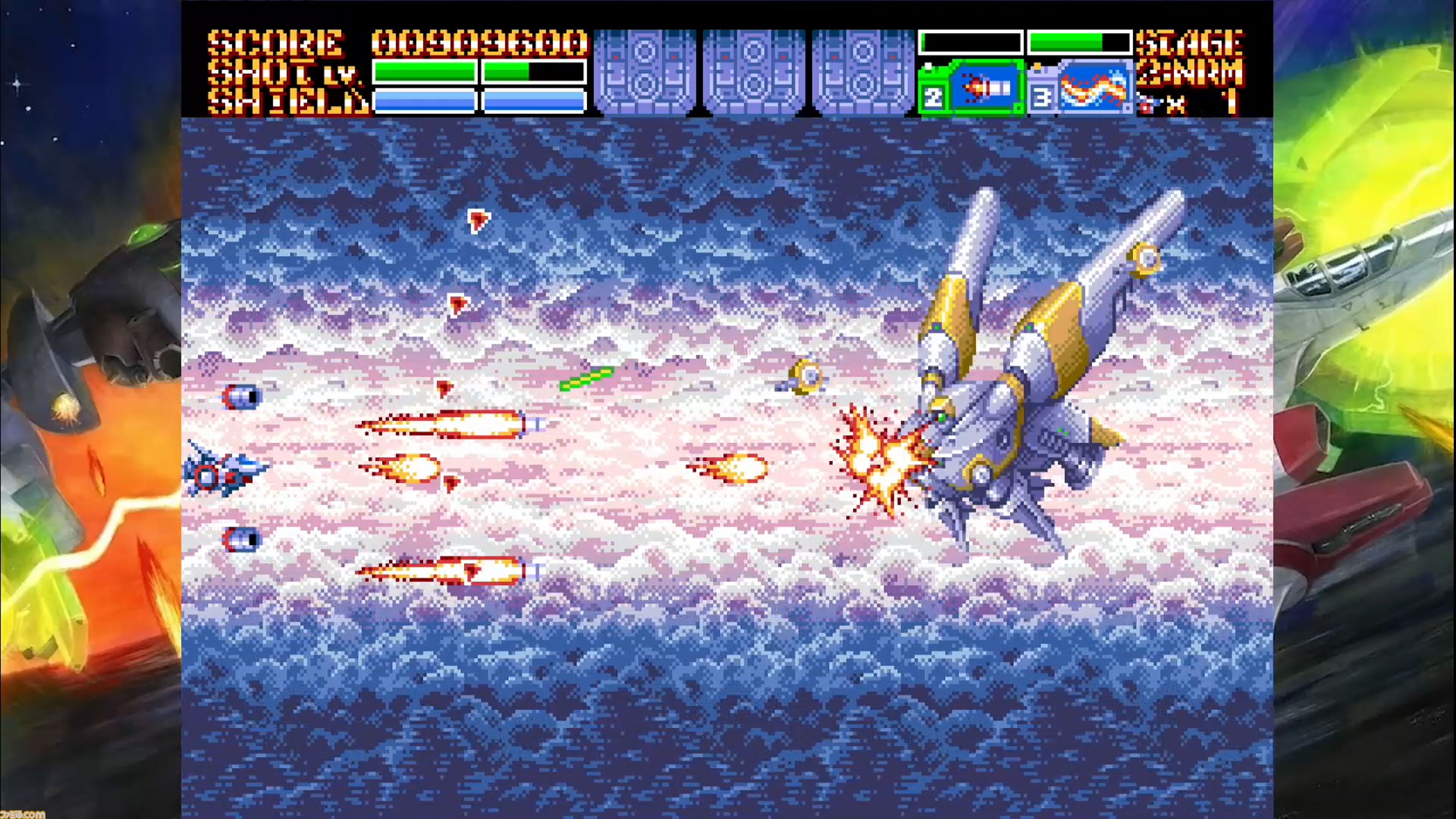 『アーシオン』レビュー。古代氏が手掛ける新作横シューは本当に16bit機で動くのか。レトロなのに“最先端”を感じる不思議なプレイ感覚の正体を、実機（MD／Switch版）でプレイして確かめた