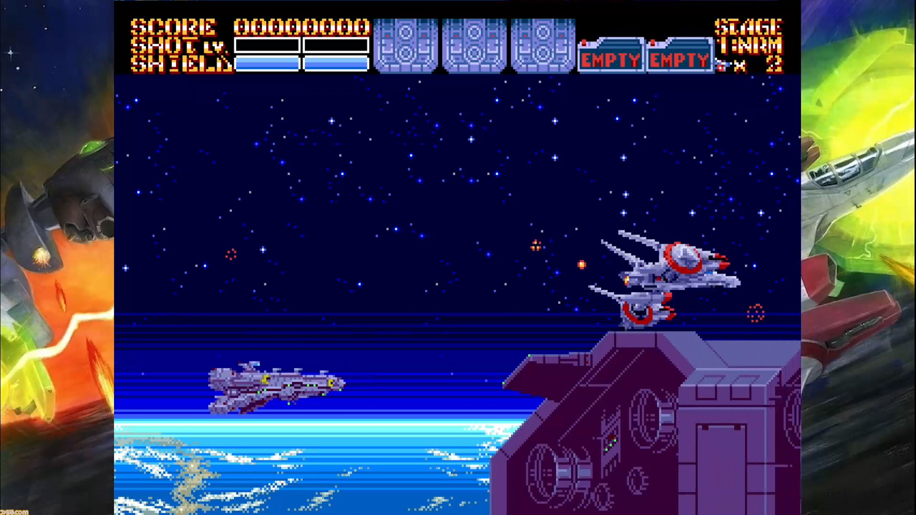 『アーシオン』レビュー。古代氏が手掛ける新作横シューは本当に16bit機で動くのか。レトロなのに“最先端”を感じる不思議なプレイ感覚の正体を、実機（MD／Switch版）でプレイして確かめた