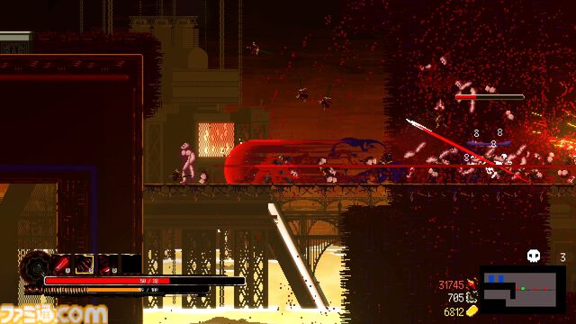 『ヘルパンク: プルガトリウム』スタイリッシュにモンスター蹴散らす2Dゴアアクション、無料体験版がSteamで配信中。幅広いビルド、ローグライト形式などやりごたえ充分