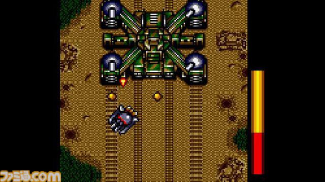 『グリフォン』縦スクロール“戦車バトル”シューティング現行機向けDLソフトが本日（7/11）配信開始。巻き戻し、セーブ、チート、ギャラリーなど便利機能が搭載