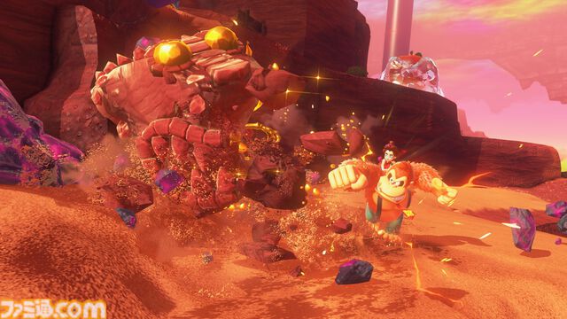 『ドンキーコング バナンザ』レビュー。ドンキー×“破壊”の快感！ 壊したくなる仕掛け満載。そこら中を穴らだけにして迷子になるDK。でもやめれられない破壊