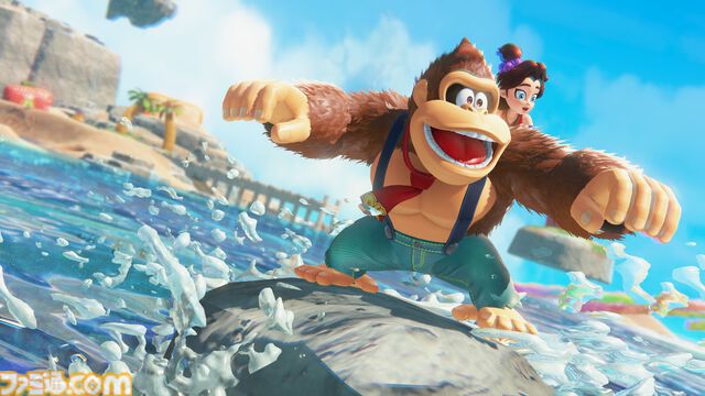 『ドンキーコング バナンザ』レビュー。ドンキー×“破壊”の快感！ 壊したくなる仕掛け満載。そこら中を穴らだけにして迷子になるDK。でもやめれられない破壊