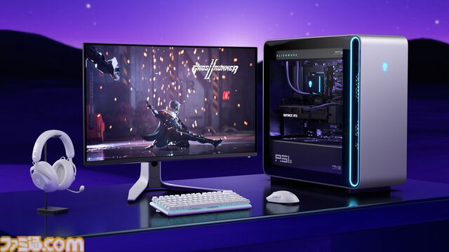 RTX50シリーズ搭載のAlienwareハイエンドゲーミングデスクトップPC“Area-51”の存在感がすさまじい。大型ファンは静音性バッチリで排熱性能も◎