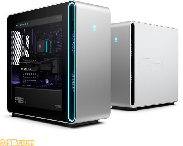 RTX50シリーズ搭載のAlienwareハイエンドゲーミングデスクトップPC“Area-51”の存在感がすさまじい。大型ファンは静音性バッチリで排熱性能も◎