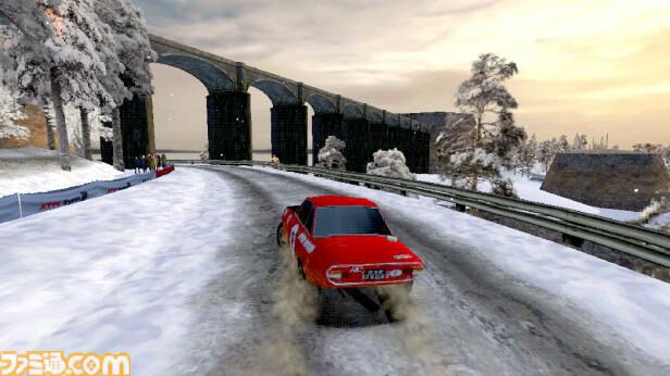 Rally Car on mountain road in Old School Rally
