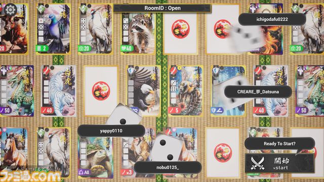 『YATTY Dice Card Battle』ZETA所属“yappy”手掛けるダイス＆カードバトル、Steamにて無料体験版が配信中。ダイス運はもちろん戦略的立ち回りも重要