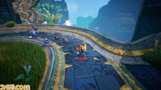 『Awaysis』物理演算を利用した大乱闘と冒険が楽しめるアクションRPG。最大4人での協力プレイにも対応。“BitSummit the 13th”にて試遊出展