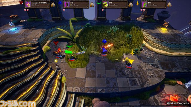 『Awaysis』物理演算を利用した大乱闘と冒険が楽しめるアクションRPG。最大4人での協力プレイにも対応。“BitSummit the 13th”にて試遊出展