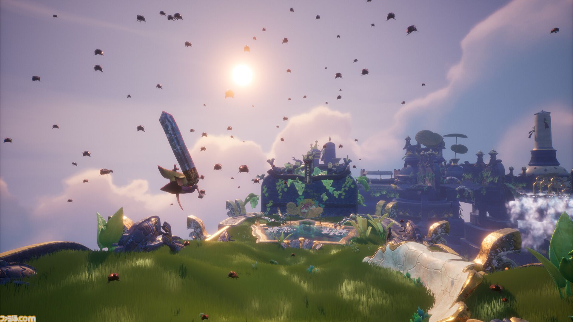 『Awaysis』物理演算を利用した大乱闘と冒険が楽しめるアクションRPG。最大4人での協力プレイにも対応。“BitSummit the 13th”にて試遊出展