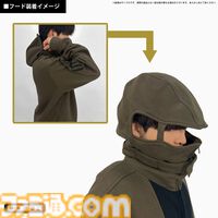 『機動戦士ガンダム』フードを被ってザクIIになれるパーカーが11月発売。ジオンのエンブレムと型式番号もプリント。価格は19,800円[税込]