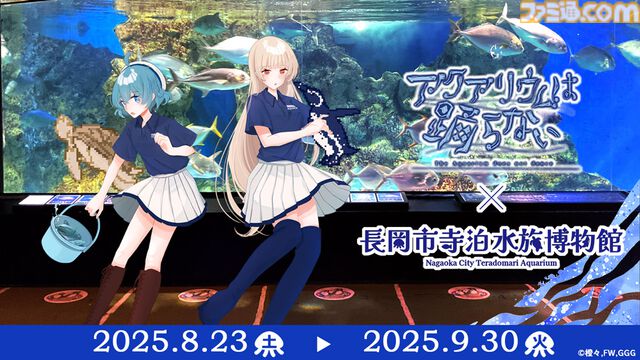 『アクアリウムは踊らない』長岡市寺泊水族博物館とコラボ決定。館内BGMがゲームBGMとなり、スーズ（声：黒沢ともよ）による館内放送も