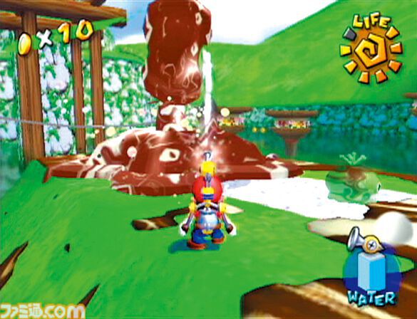 スーパーマリオサンシャイン』が発売された日。水を使ったポンプ