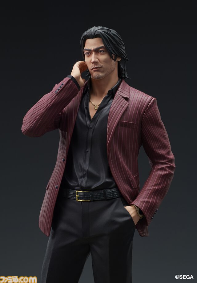 『龍が如く』秋山駿のスタチューフィギュアが11月発売。大金が舞い散るミレニアムタワーの屏風がセガストア特典として付属。桐生フィギュアも再販決定