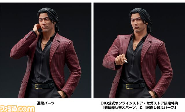 『龍が如く』秋山駿のスタチューフィギュアが11月発売。大金が舞い散るミレニアムタワーの屏風がセガストア特典として付属。桐生フィギュアも再販決定