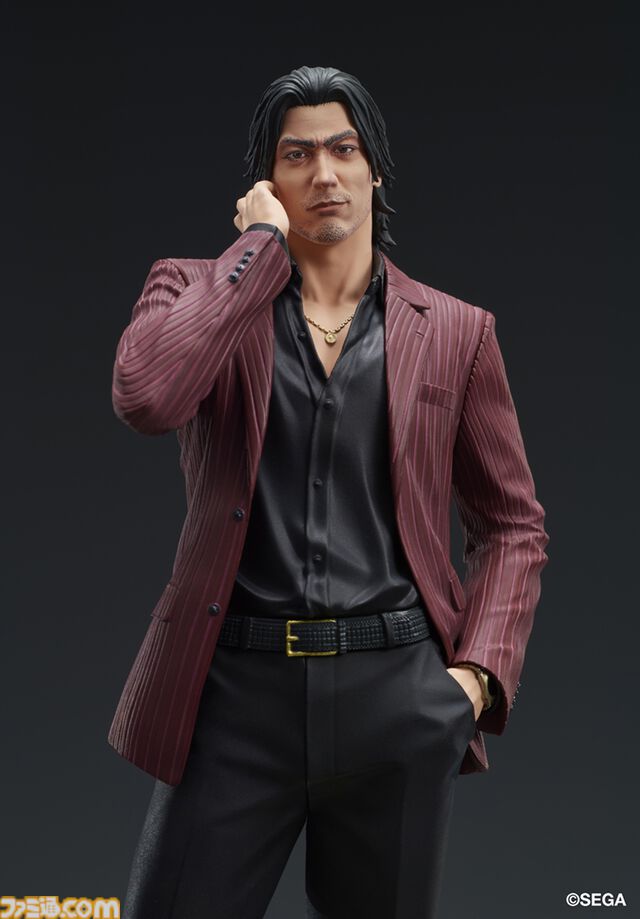 『龍が如く』秋山駿のスタチューフィギュアが11月発売。大金が舞い散るミレニアムタワーの屏風がセガストア特典として付属。桐生フィギュアも再販決定