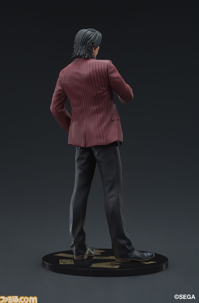 『龍が如く』秋山駿のスタチューフィギュアが11月発売。大金が舞い散るミレニアムタワーの屏風がセガストア特典として付属。桐生フィギュアも再販決定