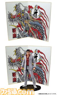 『龍が如く』秋山駿のスタチューフィギュアが11月発売。大金が舞い散るミレニアムタワーの屏風がセガストア特典として付属。桐生フィギュアも再販決定