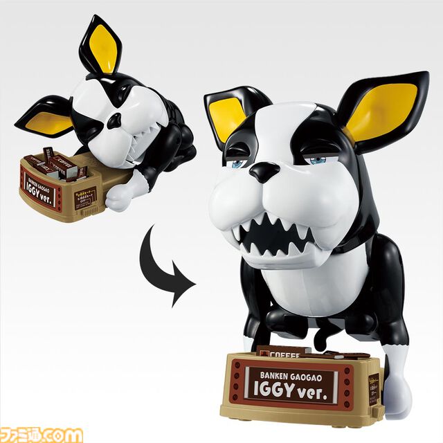 『ジョジョ3部』番犬ガオガオ イギーver.が新作一番くじのラストワン賞に。起こさないようコーヒーガムを取り合って遊べるコラボ商品