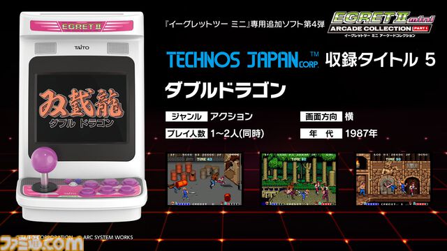 【イーグレットツー ミニ】『アーケードコレクションPART1』収録ソフトまとめ。『ザ・グレイト・ラグタイムショー』『エドワード・ランディ』『ウルフファング』『チェルノブ』など