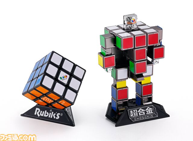 【ルービックキューブ×超合金】50周年×50周年の記念商品が10月より登場。胸部のパネルはロケットパンチギミックが搭載された発射機能付き