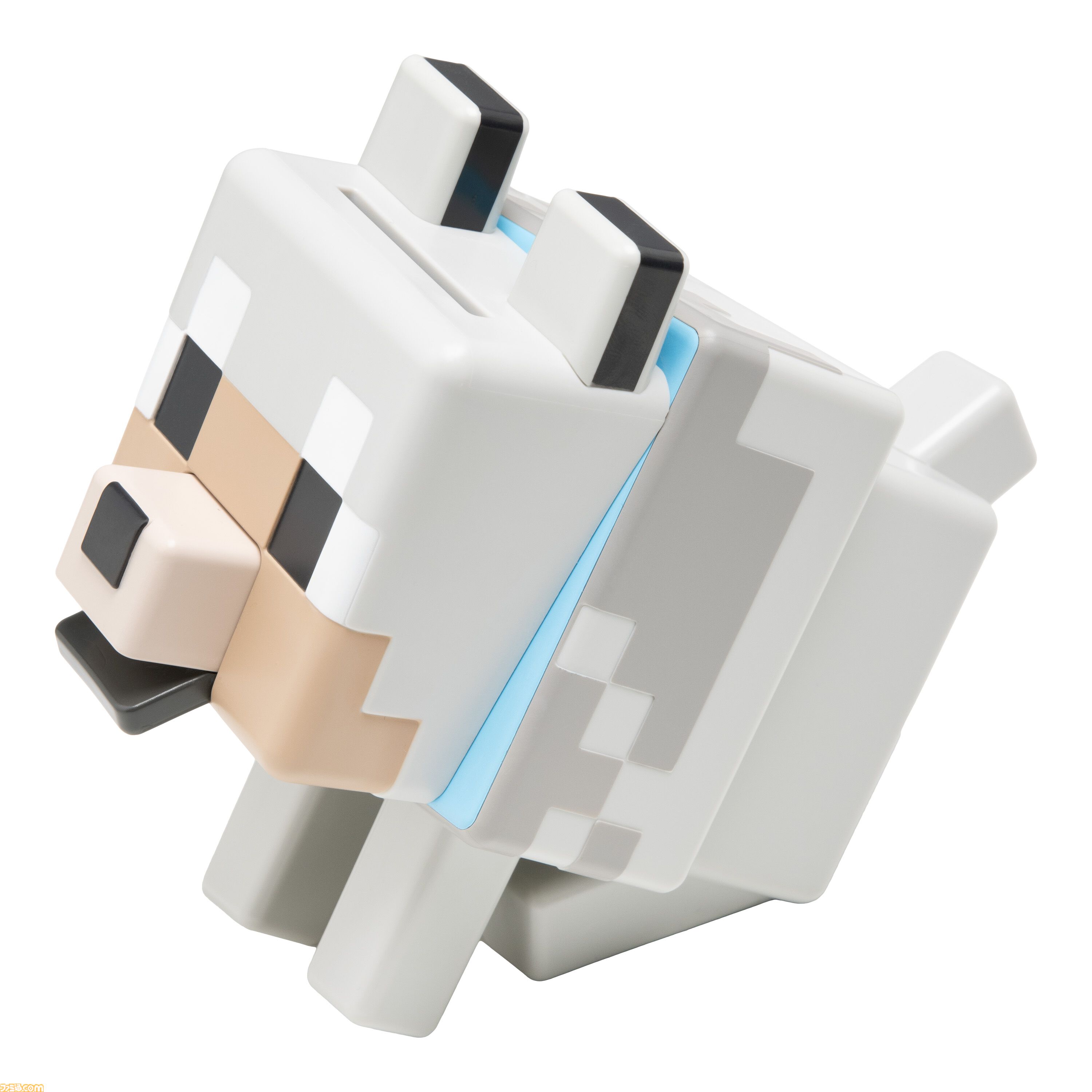 『マイクラ』光るウーパールーパーの目覚まし時計が8月上旬に発売。お金を守るオオカミの貯金箱も11月下旬より登場。ちょこんとした姿がかわいい