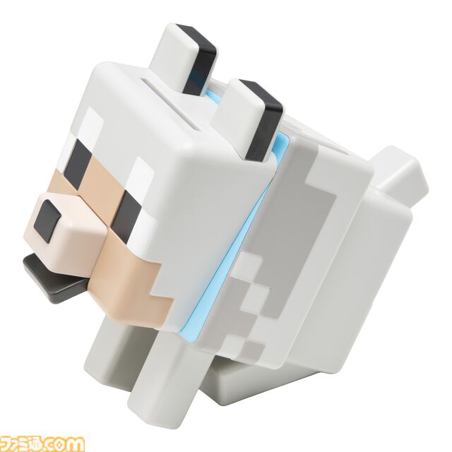 『マイクラ』光るウーパールーパーの目覚まし時計が8月上旬に発売。お金を守るオオカミの貯金箱も11月下旬より登場。ちょこんとした姿がかわいい