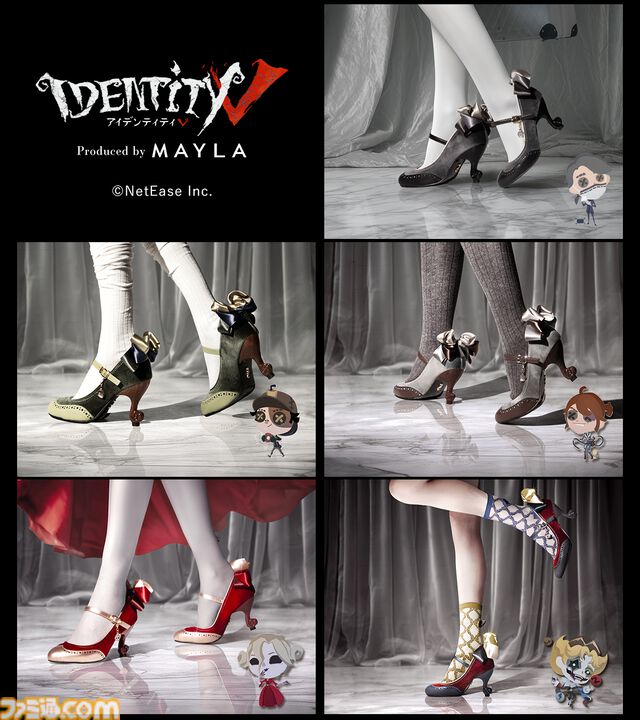 『第五人格』荘園の気品を纏ったパンプスが発表。血の女王や「フラバルー」などの世界観を華麗に再現した5モデルが7月23日17時より予約開始
