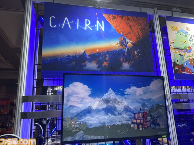 『Cairn』どこをつかむか悩むとすぐに落下＝死が頭をよぎるサバイバルクライミング。リアルさながら、岩をつかむ手と同じようにコントローラーに手汗がにじむ【BitSummit the 13th】