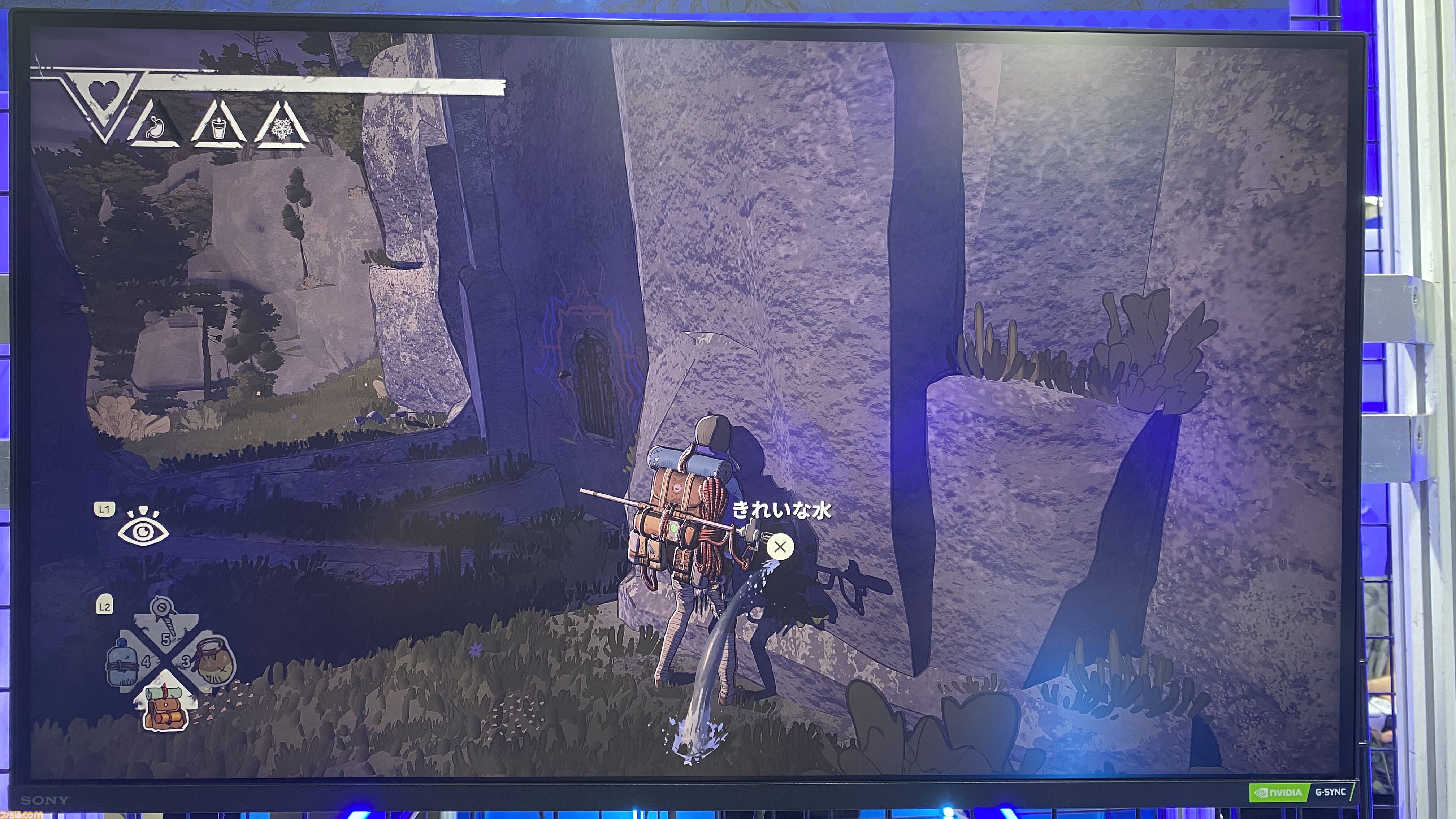 『Cairn』どこをつかむか悩むとすぐに落下＝死が頭をよぎるサバイバルクライミング。リアルさながら、岩をつかむ手と同じようにコントローラーに手汗がにじむ【BitSummit the 13th】