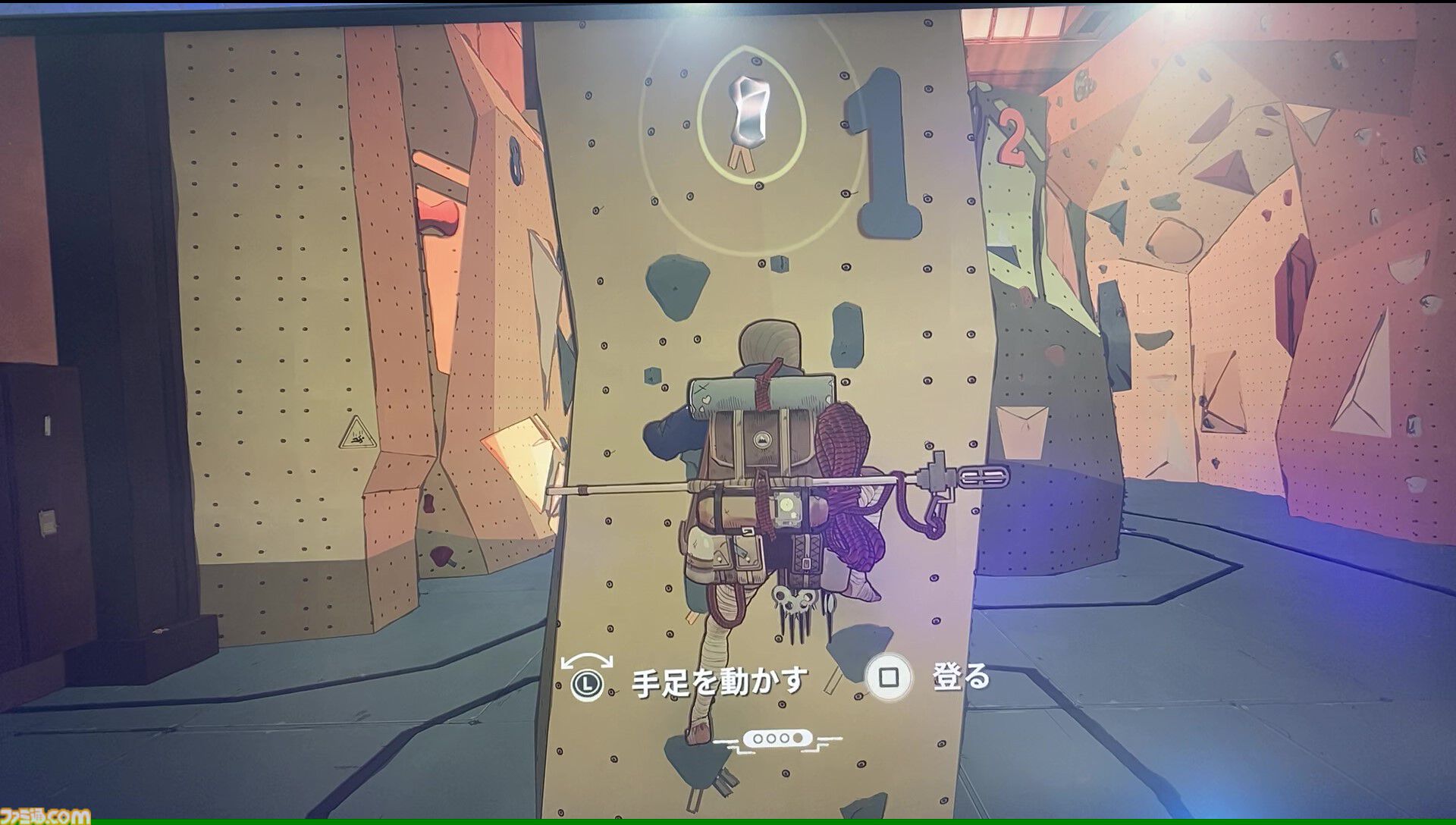 『Cairn』どこをつかむか悩むとすぐに落下＝死が頭をよぎるサバイバルクライミング。リアルさながら、岩をつかむ手と同じようにコントローラーに手汗がにじむ【BitSummit the 13th】