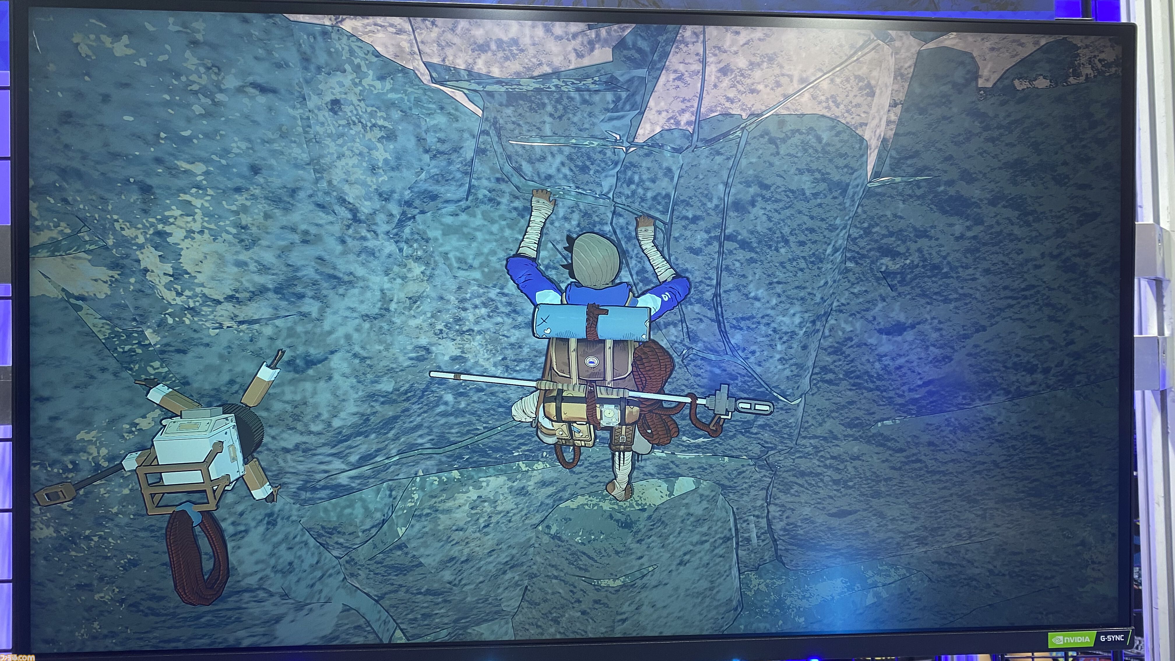 『Cairn』どこをつかむか悩むとすぐに落下＝死が頭をよぎるサバイバルクライミング。リアルさながら、岩をつかむ手と同じようにコントローラーに手汗がにじむ【BitSummit the 13th】