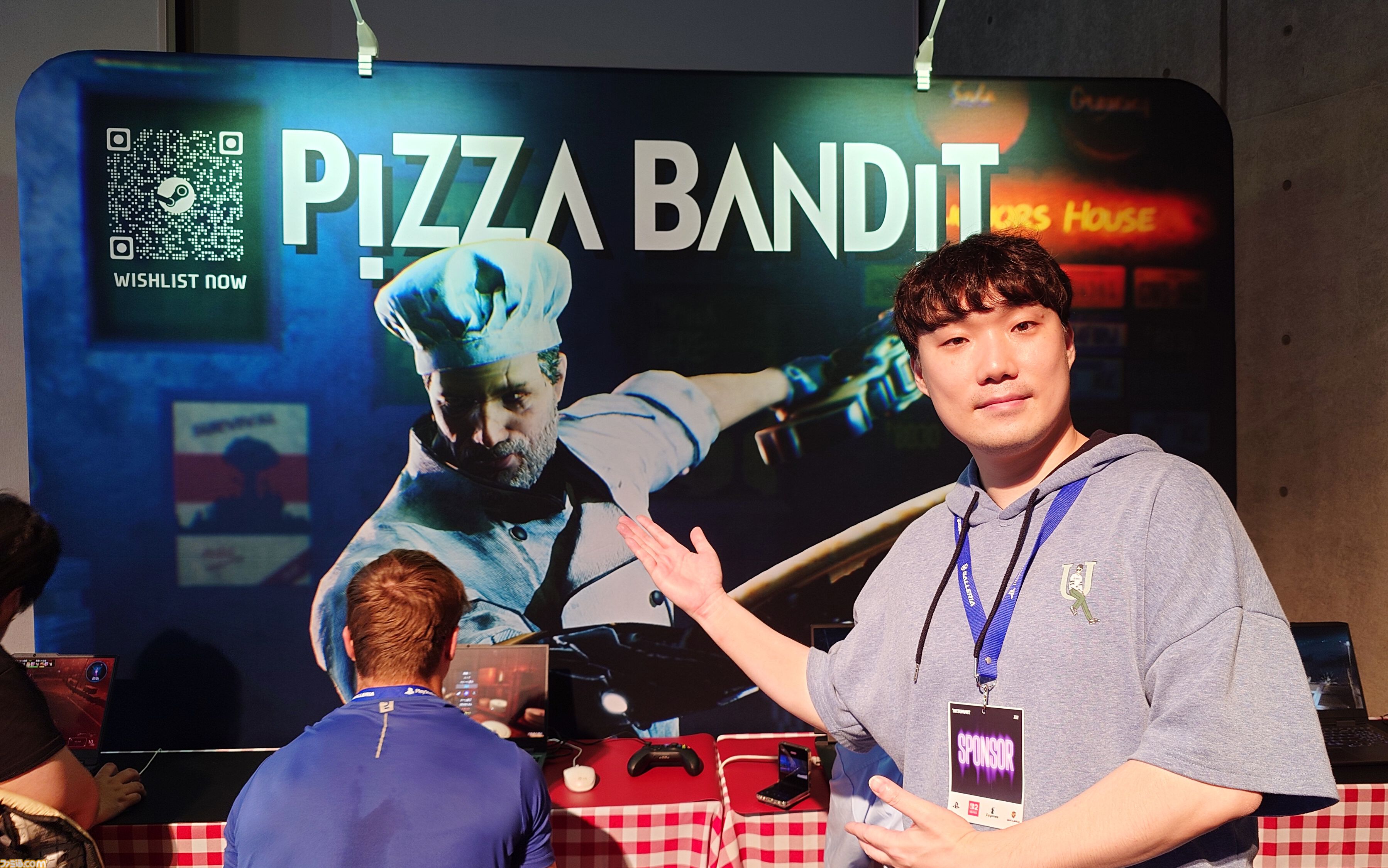 料理とTPSの融合? 『Pizza Bandit』は料理を作りながら迫りくる敵を倒す4人協力プレイの三人視点シューティング。女性プレイヤーにも興味を持ってもらえた!?【BitSummit the 13th】