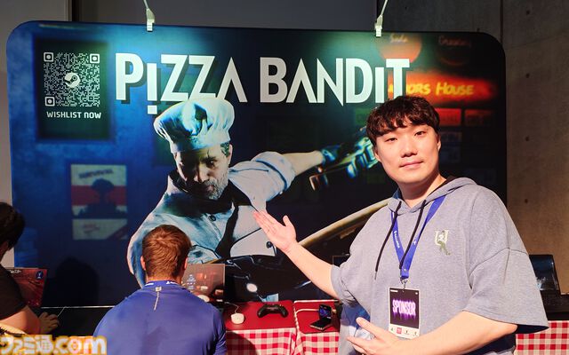 料理とTPSの融合? 『Pizza Bandit』は料理を作りながら迫りくる敵を倒す4人協力プレイの三人視点シューティング。女性プレイヤーにも興味を持ってもらえた!?【BitSummit the 13th】