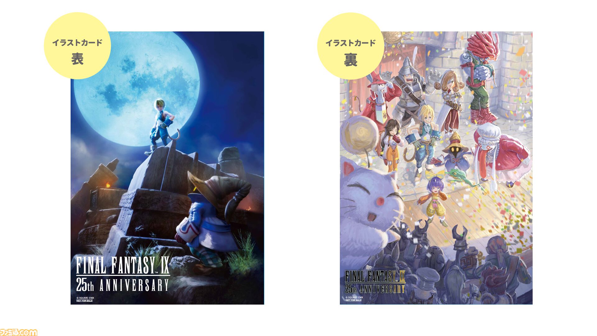 FF9』25周年をお祝いする18ページ特集。表紙はジタンとビビが
