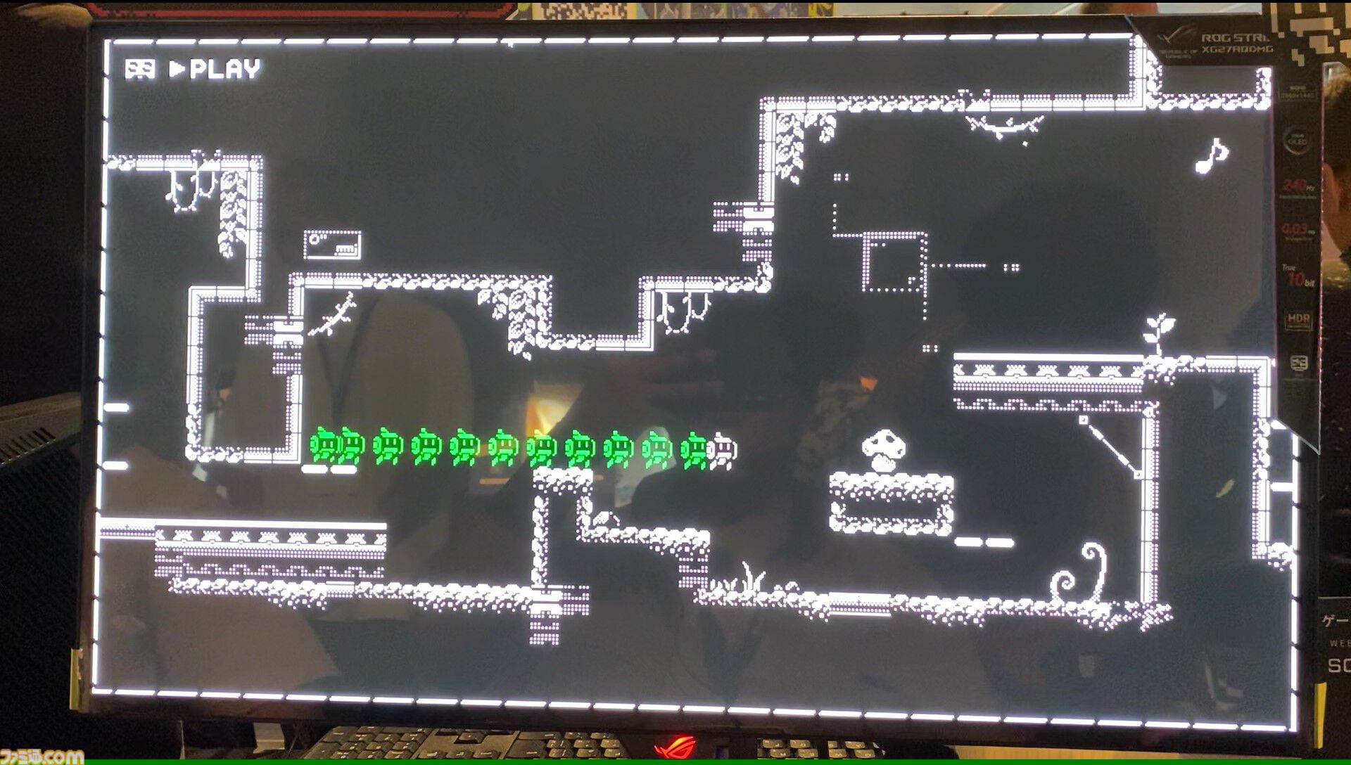 『MotionRec』記録＆再生のムーブでギミック攻略するシンプルなレコードパズルアクション。ユーザーにやさしい丁寧な設計に脱帽【BitSummit the 13th】