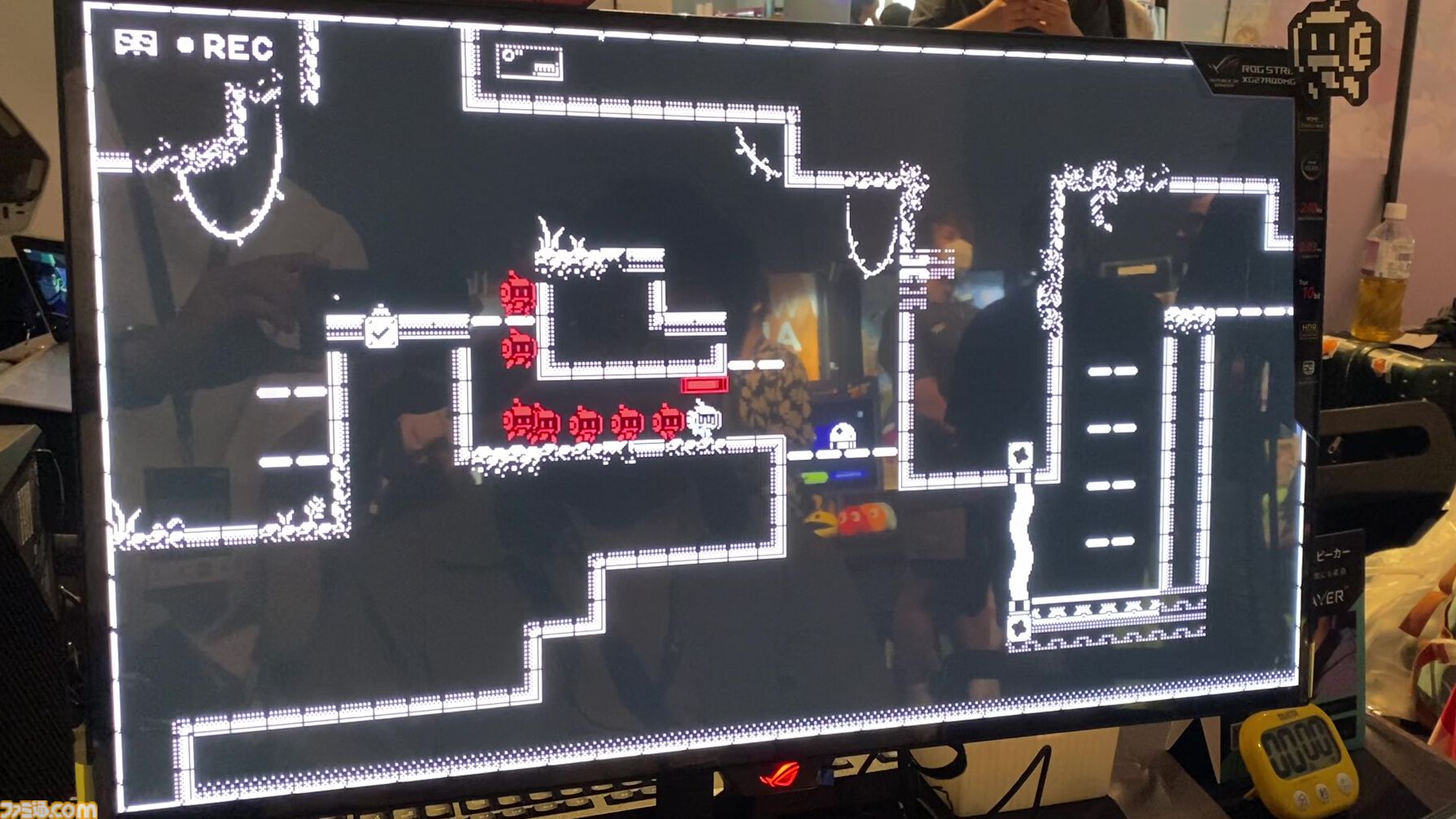 『MotionRec』記録＆再生のムーブでギミック攻略するシンプルなレコードパズルアクション。ユーザーにやさしい丁寧な設計に脱帽【BitSummit the 13th】
