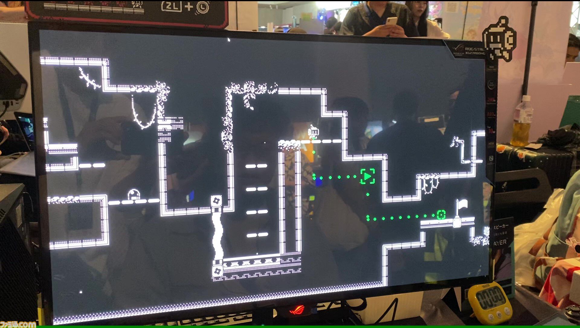 『MotionRec』記録＆再生のムーブでギミック攻略するシンプルなレコードパズルアクション。ユーザーにやさしい丁寧な設計に脱帽【BitSummit the 13th】