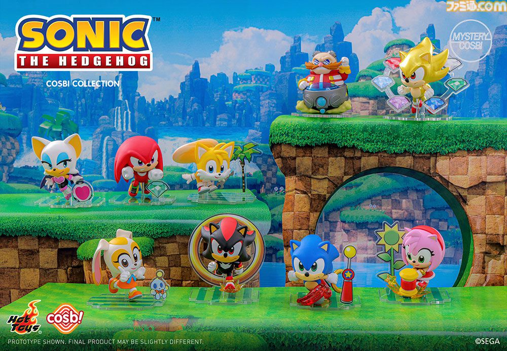 ソニック、テイルス、シャドウたちのデフォルメフィギュアが