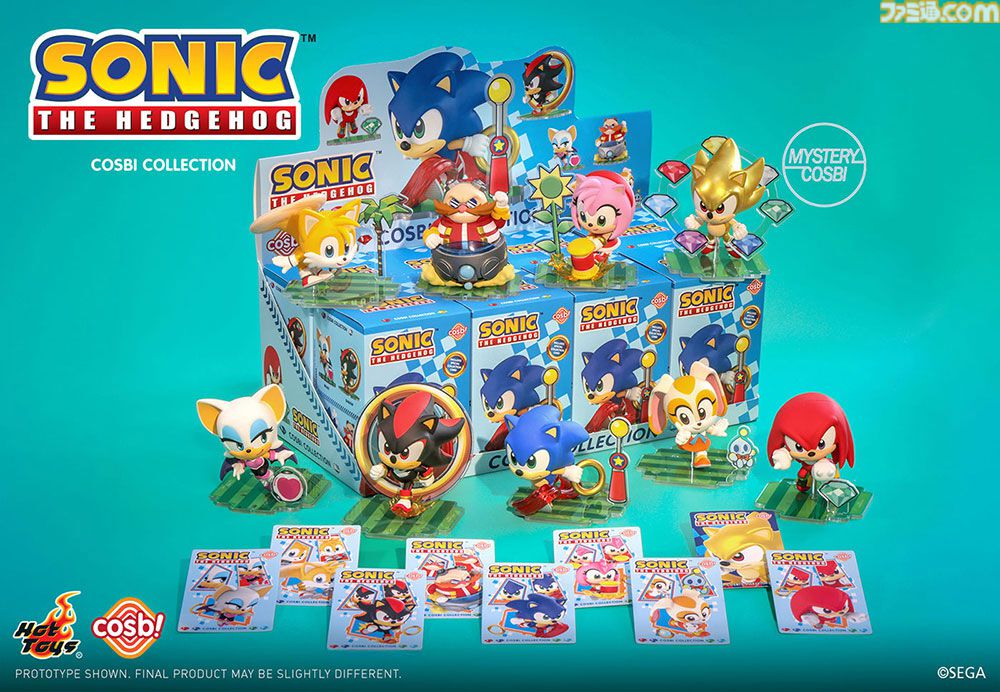 ソニック　コスビ　フィギュア　3個セット　セガストア SEGA - ソニック・ザ・ヘッジホッグ コスビ セガストア限定の