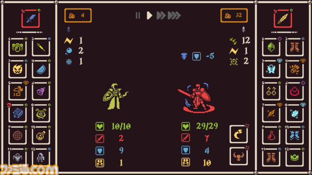 『He is Coming』3日後に出現するボスに備えてキャラクターを育てるローグライトRPGがリリース。クラシックゲーム風のマップを巡りスキルや装備を組み合わせてバトルに挑む