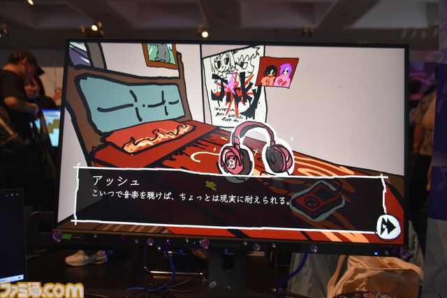 『I Write Games Not Tragedies』ビジュアルノベルとシャウト＆歌ありのリズムゲームが融合。人生の意味を探し求めるひとりの男の物語を描くアドベンチャー【BitSummit the 13th】