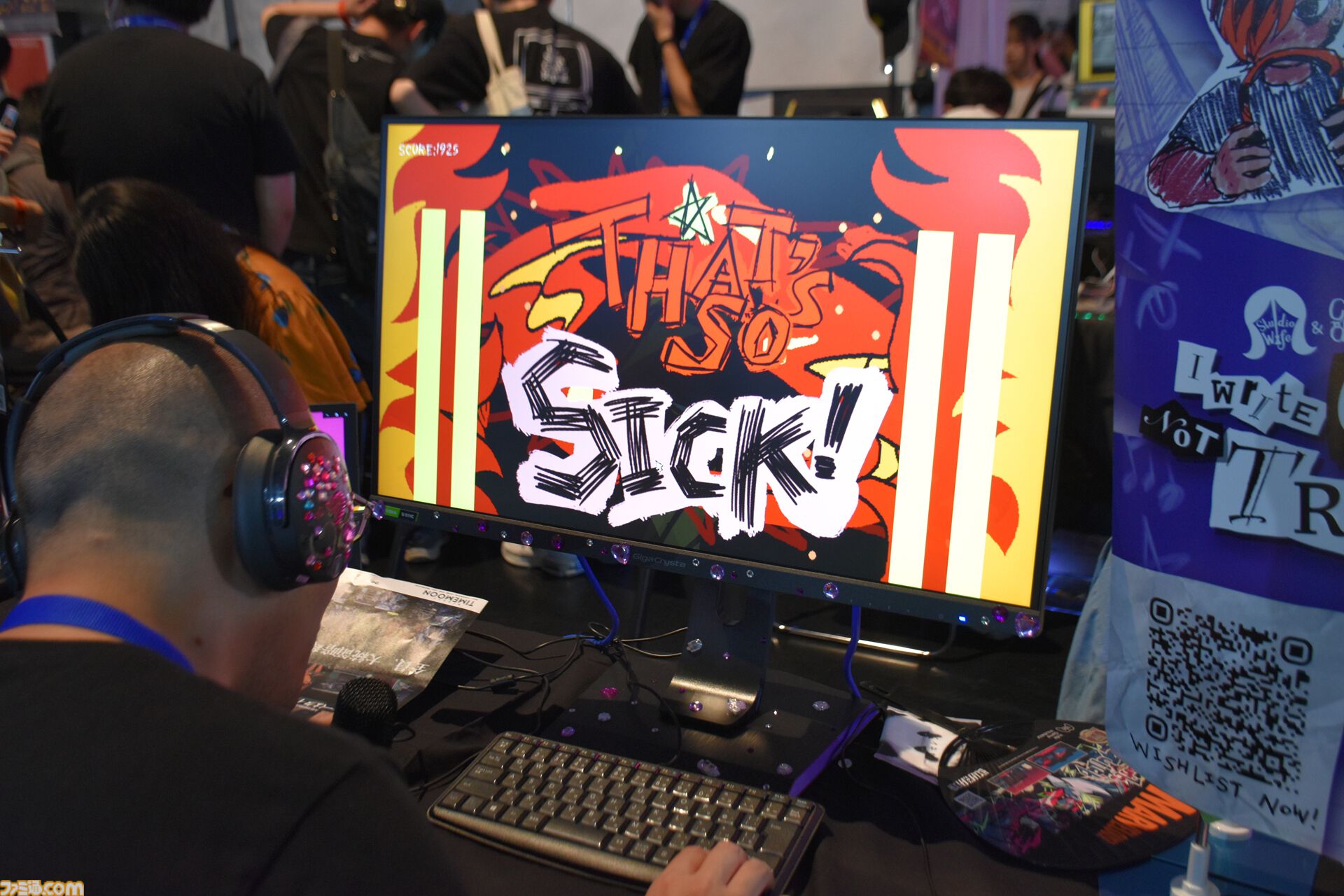 『I Write Games Not Tragedies』ビジュアルノベルとシャウト＆歌ありのリズムゲームが融合。人生の意味を探し求めるひとりの男の物語を描くアドベンチャー【BitSummit the 13th】