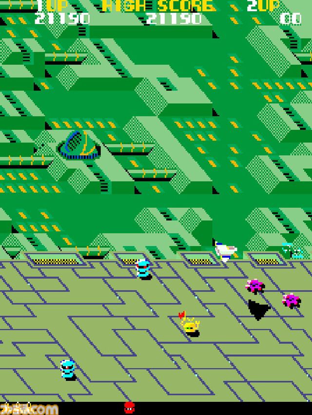 【アケアカ】『スティンガー』7/24にSwitch＆PS4向けに配信決定。1983年にセイブ開発から発売されたシューティングゲーム