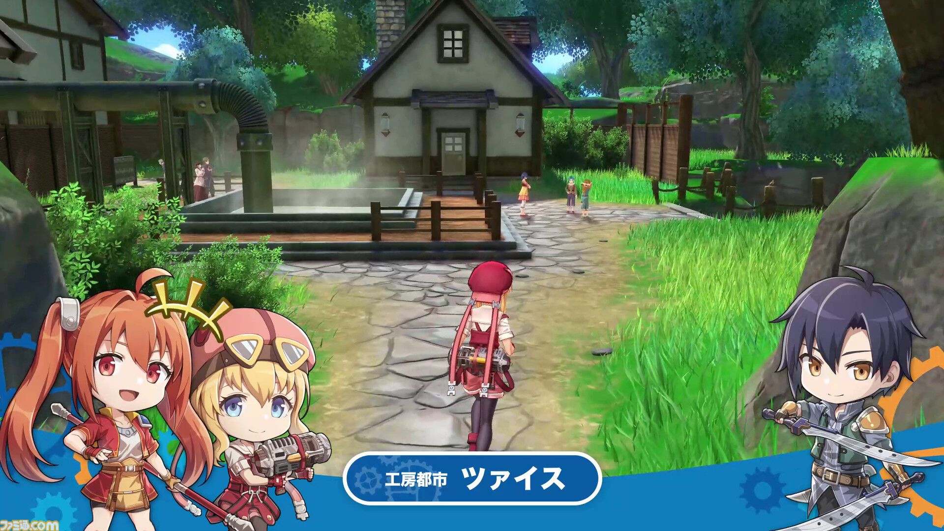 『空の軌跡 the 1st』工房都市ツァイスとツァイス地方に関わるキャラクターの新情報が公開。冒険に役立つ多彩な手帳にアクセスできるシステムも紹介