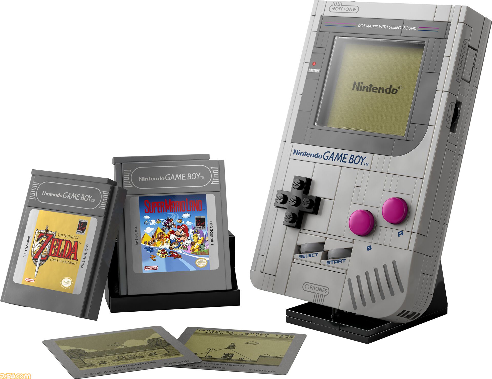 初代ゲームボーイを再現した大人向けレゴが10月1日に発売
